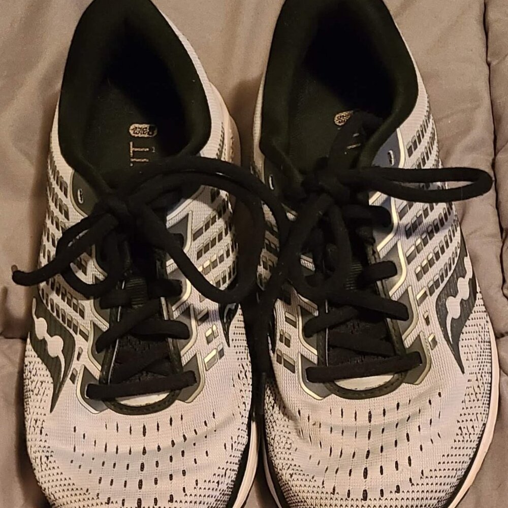 Saucony Ride 13 Grey/Black Size 7.5